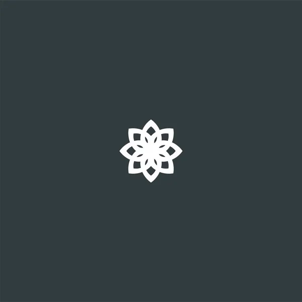 Floral pattern symbol design inspiration — Stock Vector