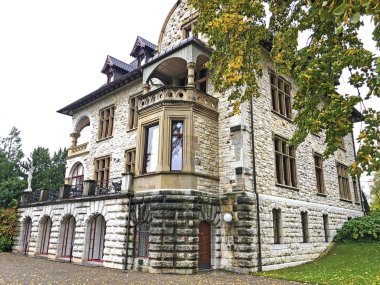 Neo-Gothic Villa Boveri, Baden-Canton of Aargau, Isviçre
