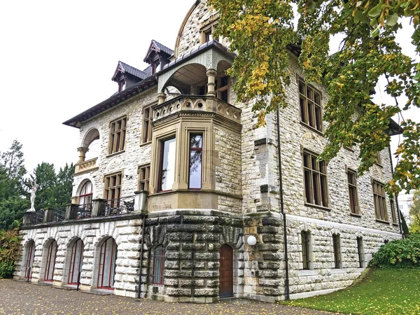 Нео Готичний Villa Boveri Баден Кантон Ааргау Швейцарія — стокове фото