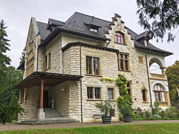 Neo Gothic Villa Boveri Baden Canton Aargau Switzerland — Stock Photo, Image