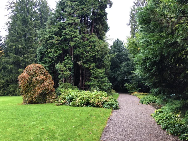 Nybarock Terrasserade Trädgården Eller Neubarocken Terrassengarten Villa Boveri Park Eller — Stockfoto