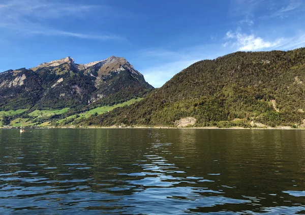 Alpnachersee Lake Stansstad Cantón Nidwalden Cantón Obwalden Cantón Obwald Suiza —  Fotos de Stock