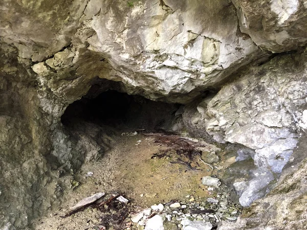 Mining Tunnels Pilatus Peak Alpnach Canton Obwalden Canton Obwald Switzerland — Stock Photo, Image