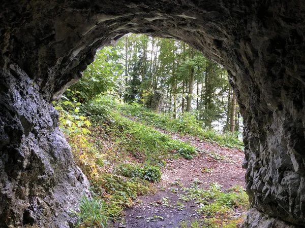 Túneles Mineros Bajo Pico Pilatus Alpnach Cantón Obwalden Cantón Obwald — Foto de Stock