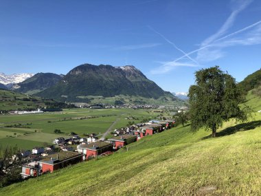Engelbergertal Vadisi, Yerleşim Stans ve Stanserhorn Dağı, Ennetbrgen Kantonu - İsviçre
