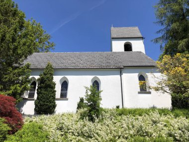 Buergenstock-Kapelle (Buergenstock Chapel oder Burgenstock Şapeli) Buergenberg Dağı, Obburgen veya Obbuergen - İsviçre, Nidwalden Kantonu