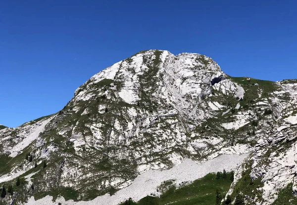 Schiberg Montagna Sopra Valle Lago Wagital Alpino Wagitalersee Waegitalersee Innerthal — Foto Stock