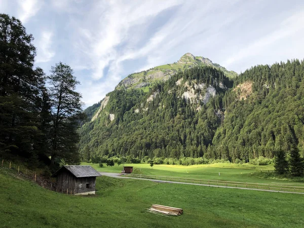 Campo Golf Ybrig Golfplatz Ybrig Golf Club Ybrig Schweiz Studen —  Fotos de Stock