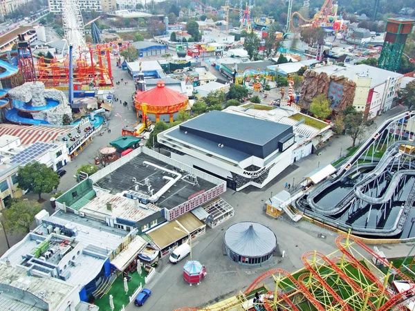 Prater Der Vergngungspark Prater Vienna Uno Dei Parchi Divertimento Più — Foto Stock