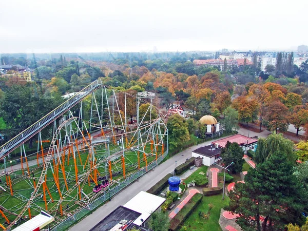 Prater Der Vergngungspark Prater Wien Uno Los Parques Atracciones Más — Foto de Stock