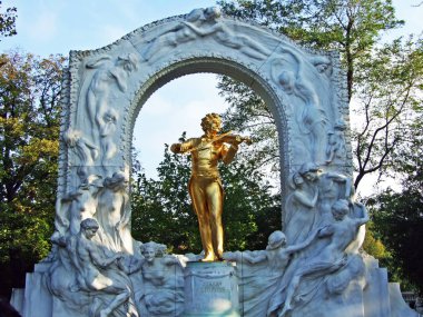 Johann Strau monument (Johann-Strauss-Denkmal, Wien) - Vienna, Austria