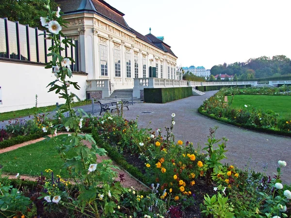 Aşağı Belvedere Aşağı Belvedere Portakalcılık Orangerie Prunkstall Mittelalter Wien Viyana — Stok fotoğraf