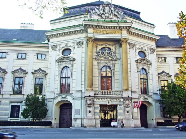 Palais Auersperg Wien Opulento Palacio Barroco Capaz Acoger Fiestas Galas — Foto de Stock