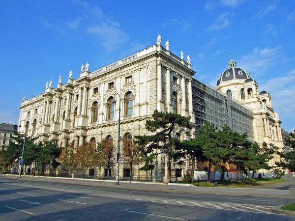 Muzeum Historii Naturalnej Naturhistorisches Museum Wien Wiedeń Austria — Zdjęcie stockowe