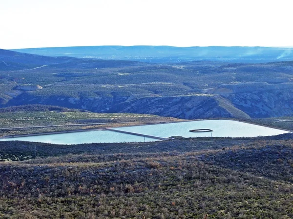 Fábrica Alúmina Abandonada Jadral Obrovac Croacia — Foto de Stock