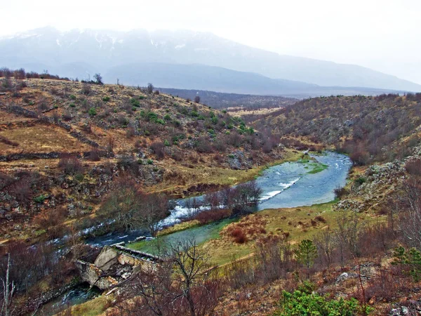 Source Small River Krcic Kovacic Croatia — ストック写真