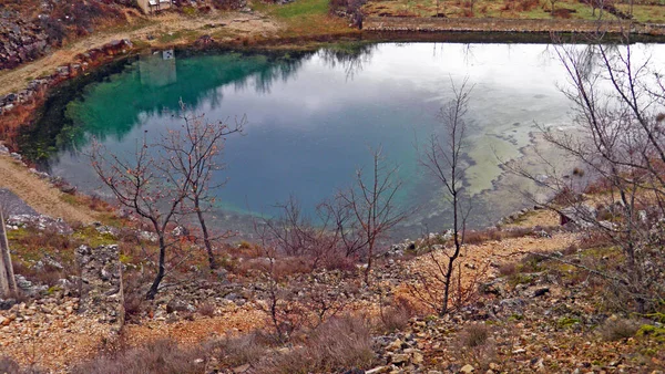 Πηγή Του Ποταμού Cetina Glavas Wellspring Κροατία — Φωτογραφία Αρχείου