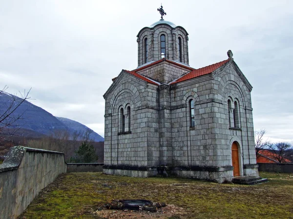 Mennybemenetelének Temploma Cetina Horvátország — Stock Fotó