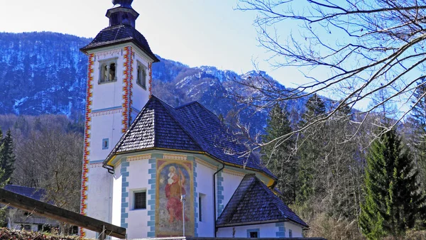 The Church of the Holy Spirit, Triglav National Park (Cerkev sv. Duha, Triglavski narodni park) - Ribcev Laz, Slovenia