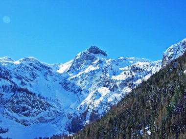 Fairytale winter atmosphere in the snow-covered Austrian Alps, Austria