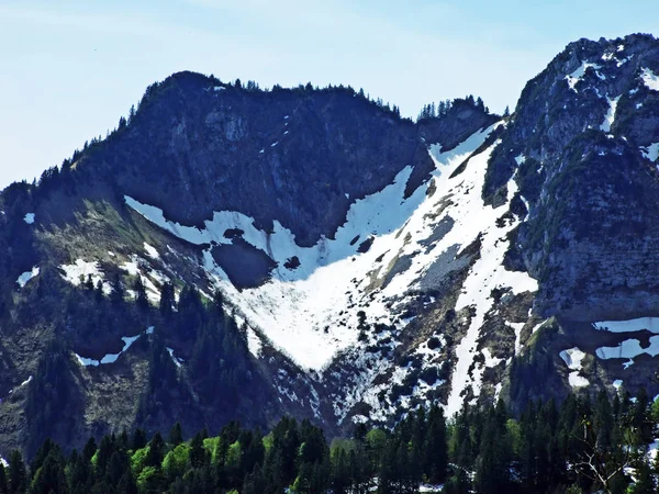 Pietre Rocce Della Catena Montuosa Del Churfirsten Nella Regione Obertoggenburg — Foto Stock