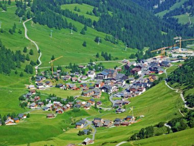 Lihtenştayn Alp Dağları 'ndaki kayak köyü Malbun, Lihtenştayn