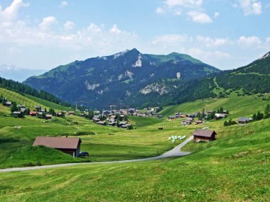 Lihtenştayn Alp Dağları 'ndaki kayak köyü Malbun, Lihtenştayn