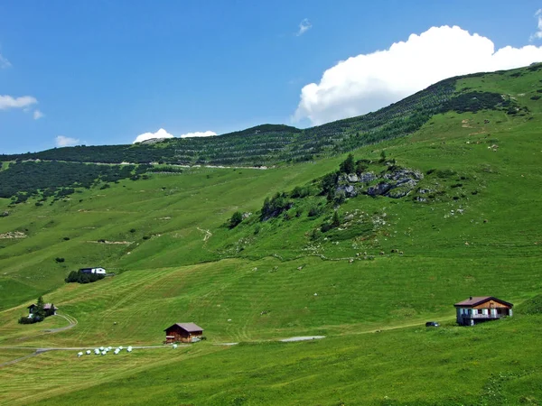 Lihtenştayn Alp Dağları Ndaki Kayak Köyü Malbun Lihtenştayn — Stok fotoğraf