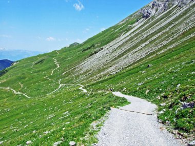 Malbuntal Alp Vadisi 'nde ve Lihtenştayn Alp Dağları' nda Malbun, Lihtenştayn