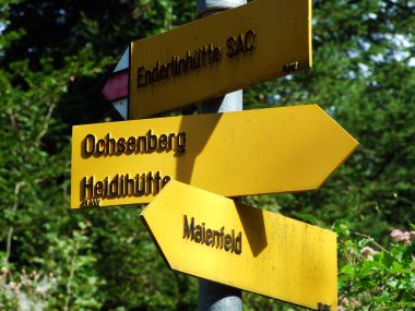 Buendner Herrschaft bölgesinde ve Ren Vadisi, Mainfeld - Grisonlar Kantonu (Graubunden veya Graubuenden), İsviçre