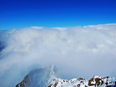 Ren Vadisi ve Bundner Herrschaft (Buendner Herrschaft) bölgesi, Mainfeld - Grisonlar Kantonu (Graubunden veya Graubuenden), İsviçre
