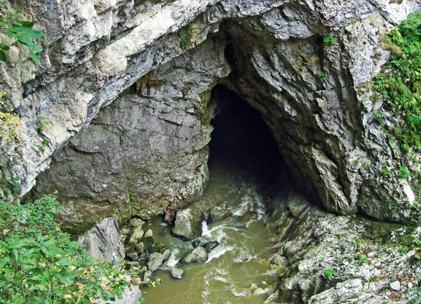 Schlucht Und Schlucht Des Flusses Rak Park Der Höhlen Von — Stockfoto