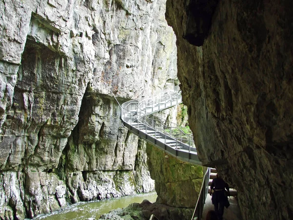 Parque Las Cuevas Skocjan Patrimonio Humanidad Por Unesco Parque Skocjanske —  Fotos de Stock