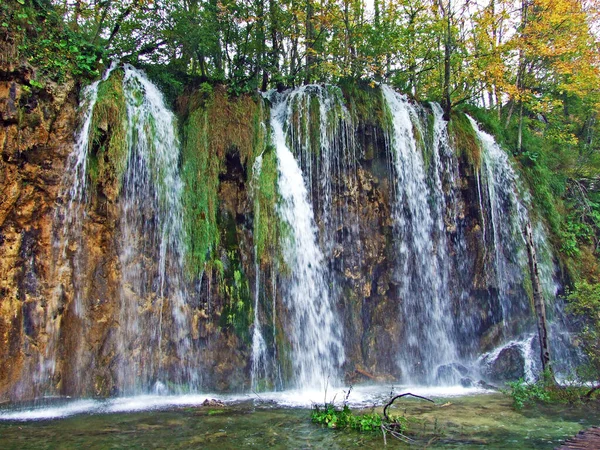 Plitvice 호수의 Nacionalni Park Plitvicka Jezera Unesco Plitvica Croatia — 스톡 사진
