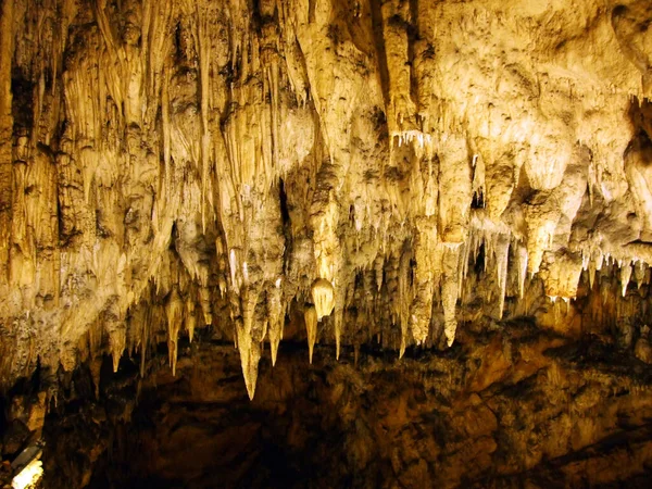Cueva Del Alto Barac Gornja Baraceva Spilja Paisaje Significativo Cuevas — Foto de Stock