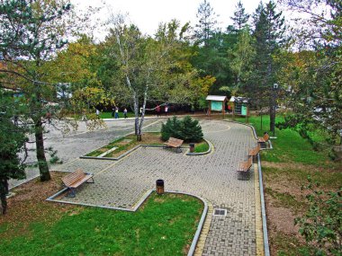 Plitvice Lakes Ulusal Parkı veya nacionalni parkı Plitvicka jezera, UNESCO doğal dünya mirası - Plitvica, Hırvatistan (Kroatien / Croazia / Hrvatska))