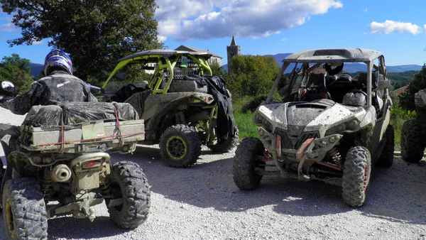 Istra Adventure Buggy Safari Istrian Yarımadasında Bir Road Aracının Adrenalin — Stok fotoğraf