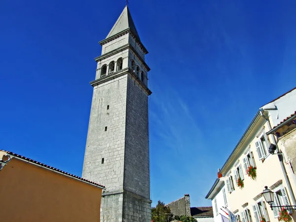 The bell tower and parish church of the Annunciation of the Blessed Virgin Mary - Pican, Croatia (Zvonik i zupna crkva Navjestenja Blazene Djevice Marije - Pican, Hrvatska)