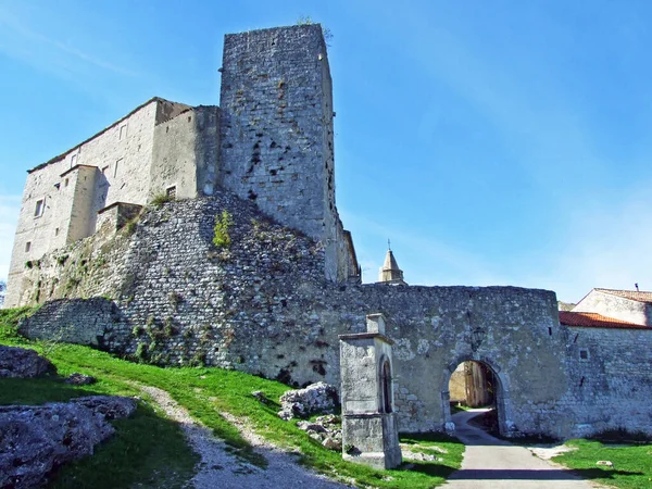 Krsan Castle Istria Croatia Krsanski Kastel Ili Stari Grad Krsan — Stock Photo, Image