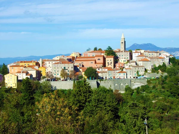 Eski Labin Kasabası Istria Hırvatistan Stari Grad Labin Istra Hrvatska — Stok fotoğraf