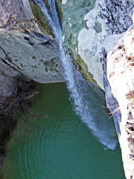 Cascata Sopot Istria Floricici Croácia Wasserfall Sopot Slap Sopot Ili — Fotografia de Stock