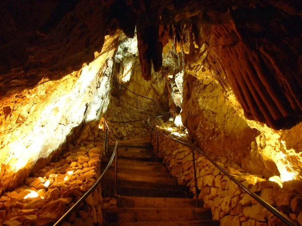Grotta Baredine Baredine Cave Hohle Grotta Baredine Nova Vas Istria — стокове фото