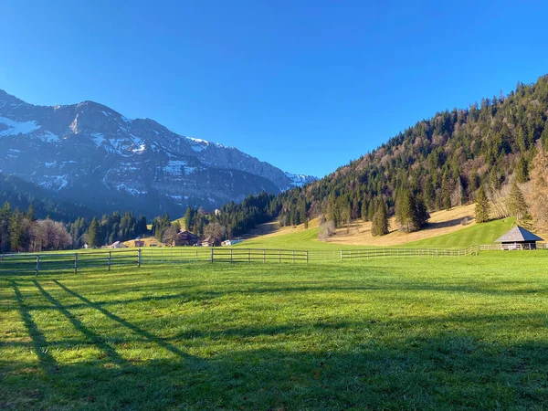 Eigental Alpine Valley Ruemlig Rumlig River Eigenthal Canton Lucerne Switzerland — Stock Photo, Image
