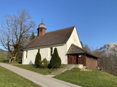 Cennetin Kraliçesi veya Ölümü Kilisesi - Kapelle Maria Himmelskoenthe oder Himmelskoenthal, Eigenthal - Lucerne Kantonu (Kanton Luzern), İsviçre (Schweiz)