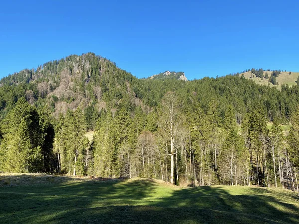 Alpine Mountain Hill Raegeflueeli Oder Ragenflueli Regenflueli Πάνω Από Την — Φωτογραφία Αρχείου