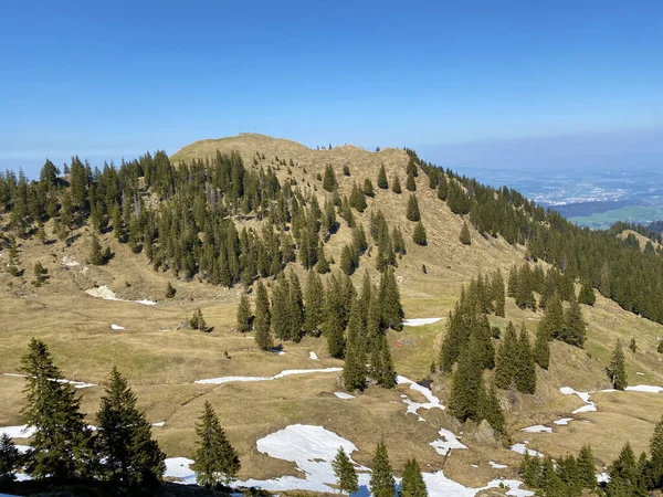 Alpine Mountain Hill Raegeflueeli Oder Ragenflueli Regenflueli Πάνω Από Την — Φωτογραφία Αρχείου