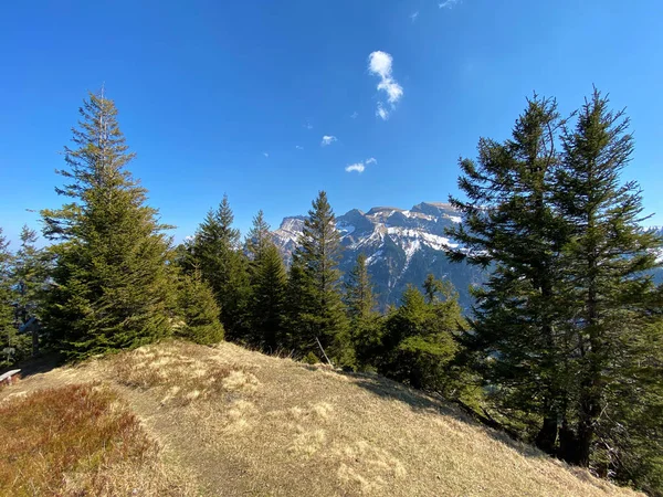 Trails for walking, hiking, sports and recreation in the Eigental alpine valley and along the Alp river, Eigenthal - Canton of Lucerne, Switzerland (Kanton Luzern, Schweiz)