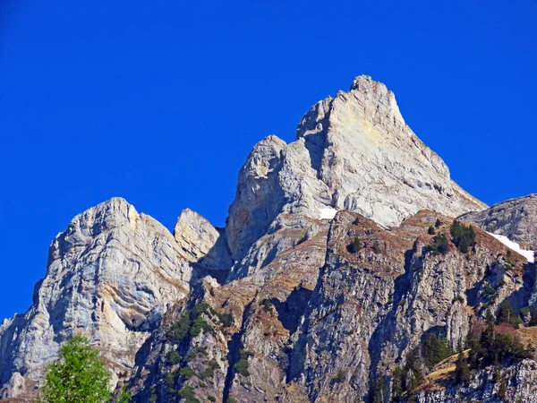 Alpin Topp Fruemsel Eller Frumsel Churfirsten Bergskedjan Mellan Obertoggenburg Regionen — Stockfoto