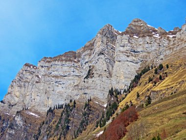 = = Coğrafi konumu = = Alp tepeleri Naegeliberg, Nageliberg, Schaeren ve Scharen dağları, Walenstadtberg - St. Gallen, İsviçre (Kanton St. Gallen, Schweiz)
