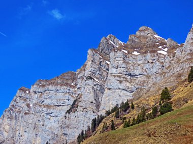 = = Coğrafi konumu = = Alp tepeleri Naegeliberg, Nageliberg, Schaeren ve Scharen dağları, Walenstadtberg - St. Gallen, İsviçre (Kanton St. Gallen, Schweiz)